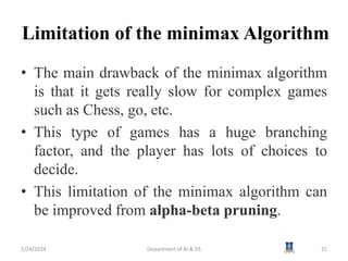 AI3391 Artificial intelligence Session 15 Min Max Algorithm.pptx