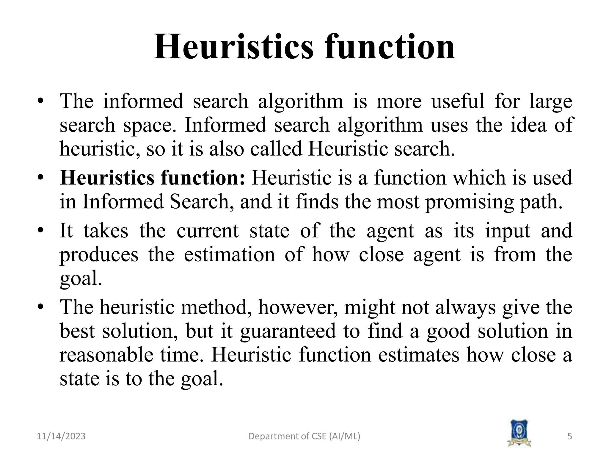 AI3391 Session 9 Greedy Best first search algorithm.pptx
