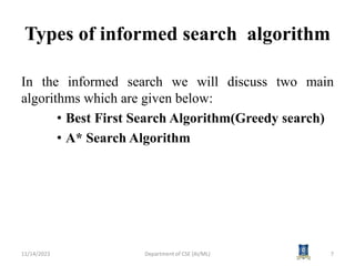 AI3391 Session 9 Greedy Best first search algorithm.pptx