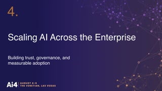 Scaling AI Across the Enterprise
Building trust, governance, and
measurable adoption
4.
 