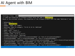 AI Agent with BIM
 