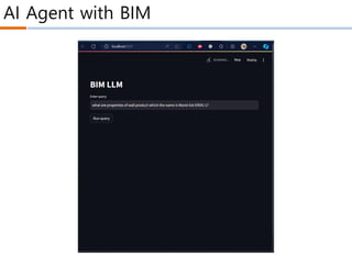 AI Agent with BIM
 
