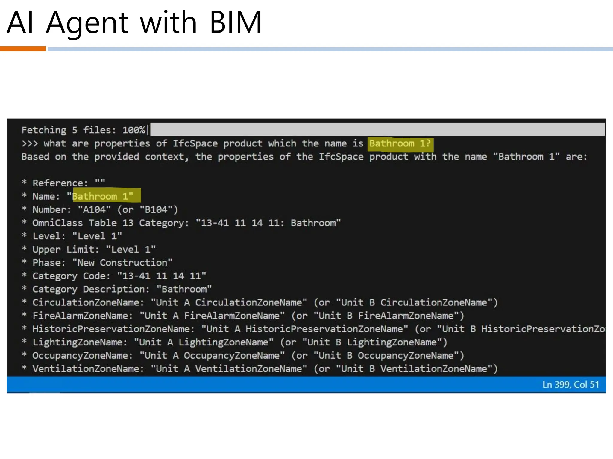 AI Agent with BIM
 