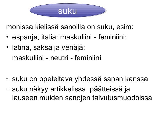 Espanja feminiini ja maskuliini