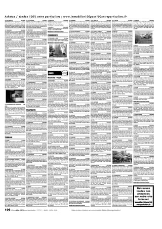 L’immobilier 100% entre Particuliers : Journal Mars/Avril 2014