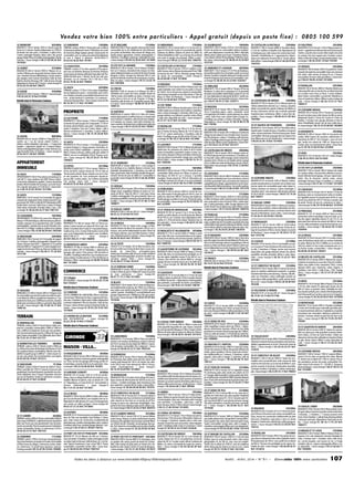 L’immobilier 100% entre Particuliers : Journal Mars/Avril 2014