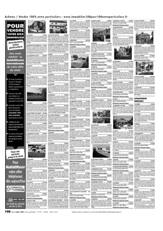 L’immobilier 100% entre Particuliers : Journal Mars/Avril 2014