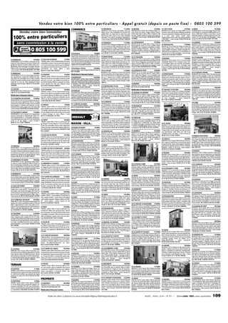 L’immobilier 100% entre Particuliers : Journal Mars/Avril 2014