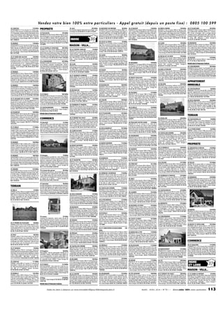 L’immobilier 100% entre Particuliers : Journal Mars/Avril 2014