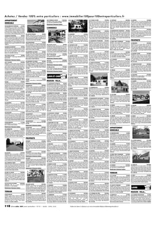 L’immobilier 100% entre Particuliers : Journal Mars/Avril 2014