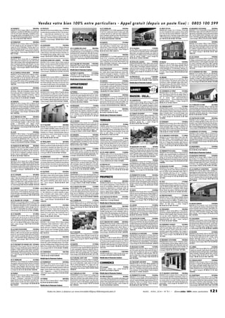 L’immobilier 100% entre Particuliers : Journal Mars/Avril 2014