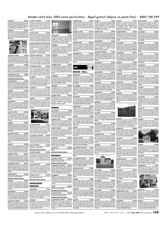 L’immobilier 100% entre Particuliers : Journal Mars/Avril 2014