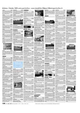 L’immobilier 100% entre Particuliers : Journal Mars/Avril 2014