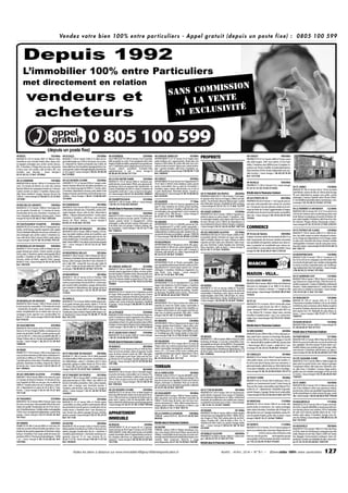 L’immobilier 100% entre Particuliers : Journal Mars/Avril 2014