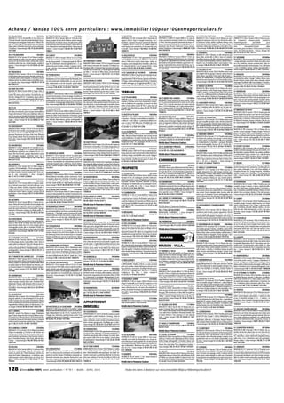 L’immobilier 100% entre Particuliers : Journal Mars/Avril 2014