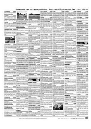 L’immobilier 100% entre Particuliers : Journal Mars/Avril 2014