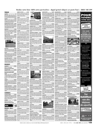 L’immobilier 100% entre Particuliers : Journal Mars/Avril 2014