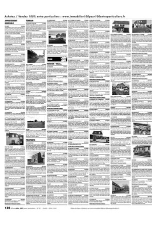 L’immobilier 100% entre Particuliers : Journal Mars/Avril 2014