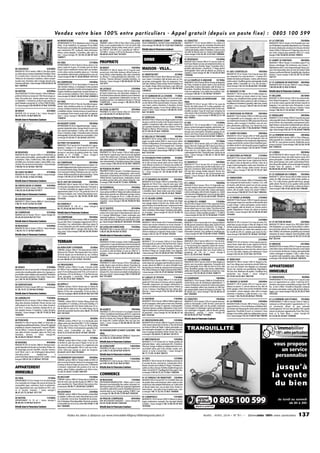 L’immobilier 100% entre Particuliers : Journal Mars/Avril 2014