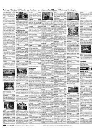 L’immobilier 100% entre Particuliers : Journal Mars/Avril 2014