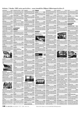 L’immobilier 100% entre Particuliers : Journal Mars/Avril 2014