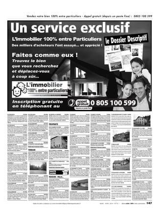 L’immobilier 100% entre Particuliers : Journal Mars/Avril 2014