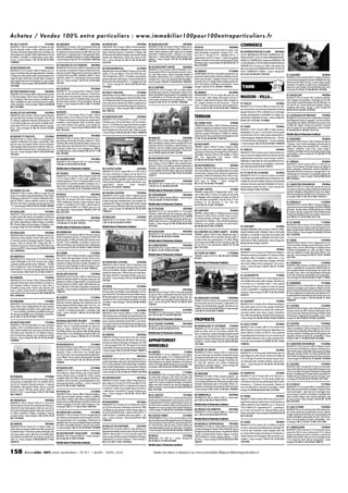 L’immobilier 100% entre Particuliers : Journal Mars/Avril 2014