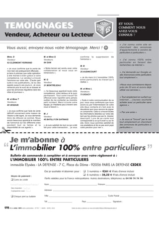 L’immobilier 100% entre Particuliers : Journal Mars/Avril 2014