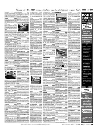 L’immobilier 100% entre Particuliers : Journal Mars/Avril 2014