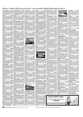 L’immobilier 100% entre Particuliers : Journal Mars/Avril 2014