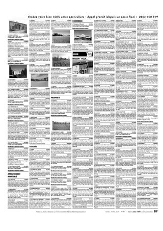 L’immobilier 100% entre Particuliers : Journal Mars/Avril 2014