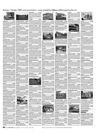 L’immobilier 100% entre Particuliers : Journal Mars/Avril 2014