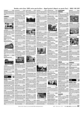 L’immobilier 100% entre Particuliers : Journal Mars/Avril 2014