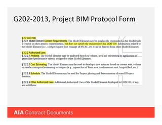 Revit Contract.pdf AIA BIM Contracts | PDF