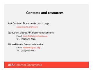 AIA BIM Contracts | PDF