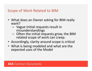 AIA BIM Contracts | PDF