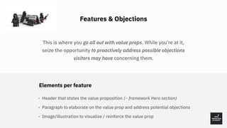 Features & Objections — Examples
 