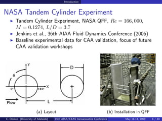 Flow and Noise Simulation of the NASA Tandem Cylinder Experiment using ...