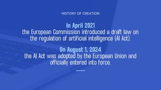 AI Act: Key Provisions of the First Major Law Regulating AI | PDF