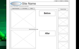 Arquitetura da Informação - Wireframes