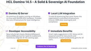 Engage 2026: Enhancing Admin and User Experience with AI in HCL Domino ...