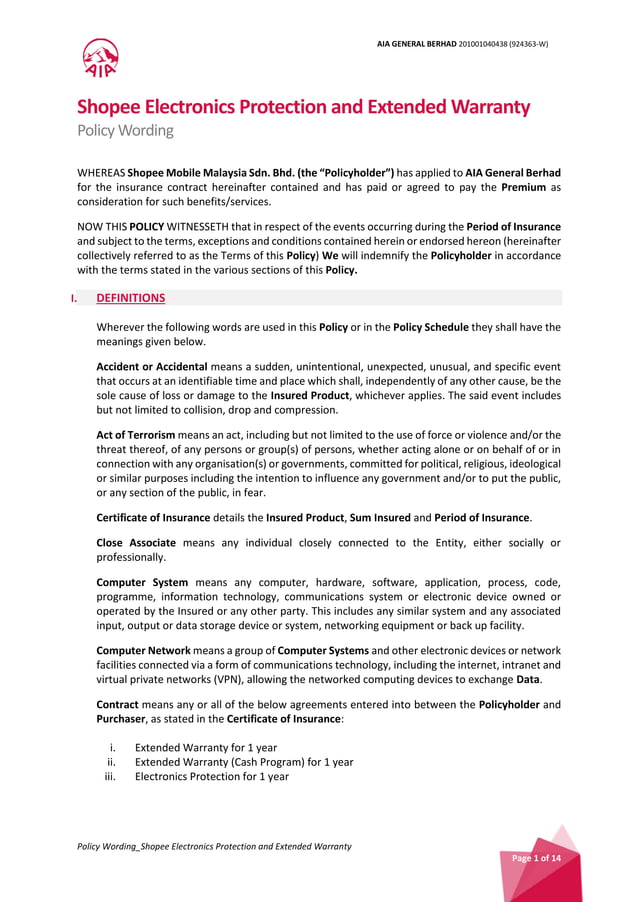 AIA Extended Warranty Protection Certificate B004607938.pdf