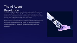 AI Agent Development Services for Enterprise Automation & Intelligent ...