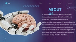 AI agent development solutions| AI agent developer.pptx