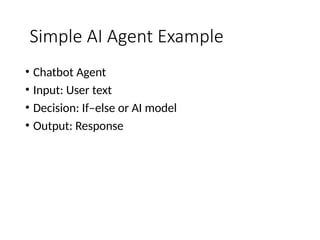 AI Agents Types of AI Agents anduse.pptx