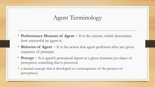 AI AGENTS in artificial intelligence and intelligent systems | PPTX