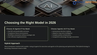 AI Agents vs. Agentic AI: Choosing the Right Model in 2026 | PDF