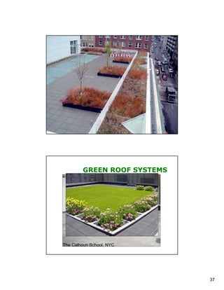 GREEN ROOF SYSTEMS




        GREEN ROOF SYSTEMS




The Calhoun School, NYC




                             37
 
