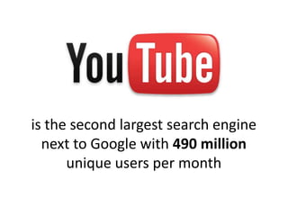 is the second largest search engine next to Google with 490 million unique users per month