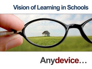 Vision of Learning in SchoolsAnydevice…